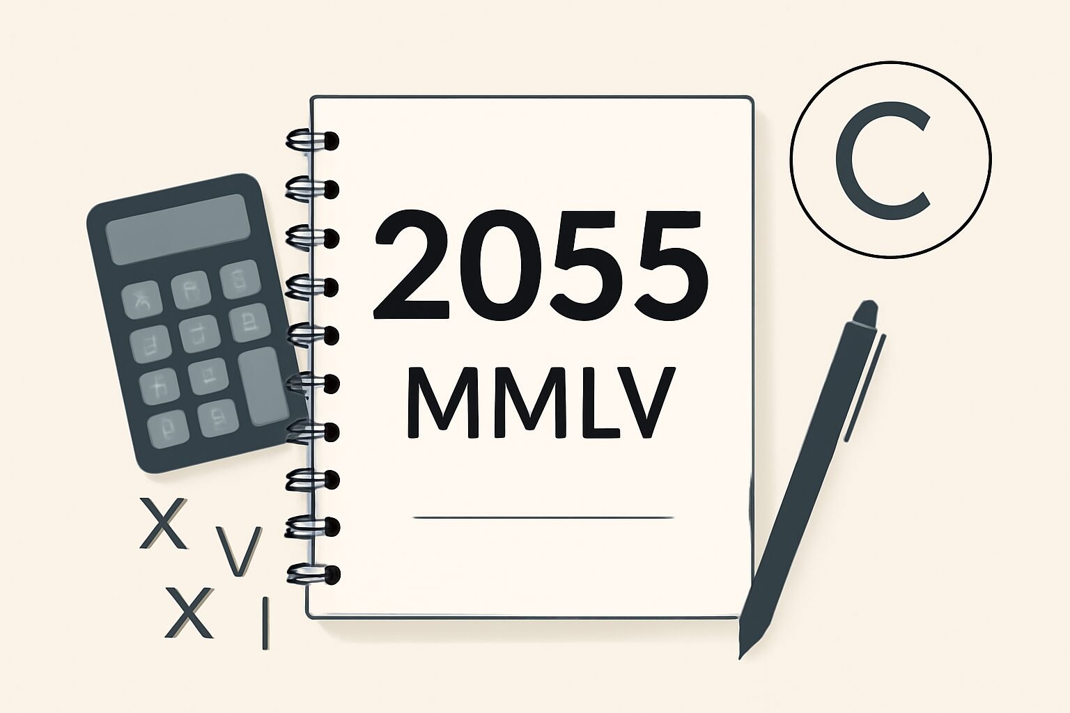 Roman Numerals: 2055