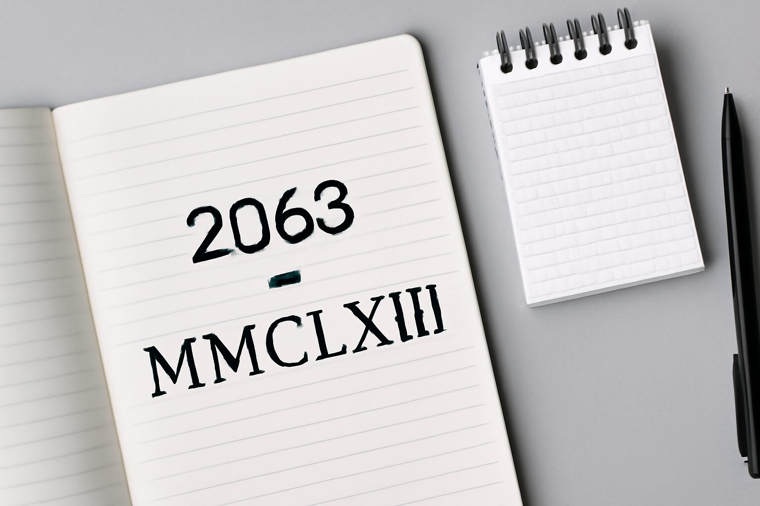 Roman Numerals: 2063