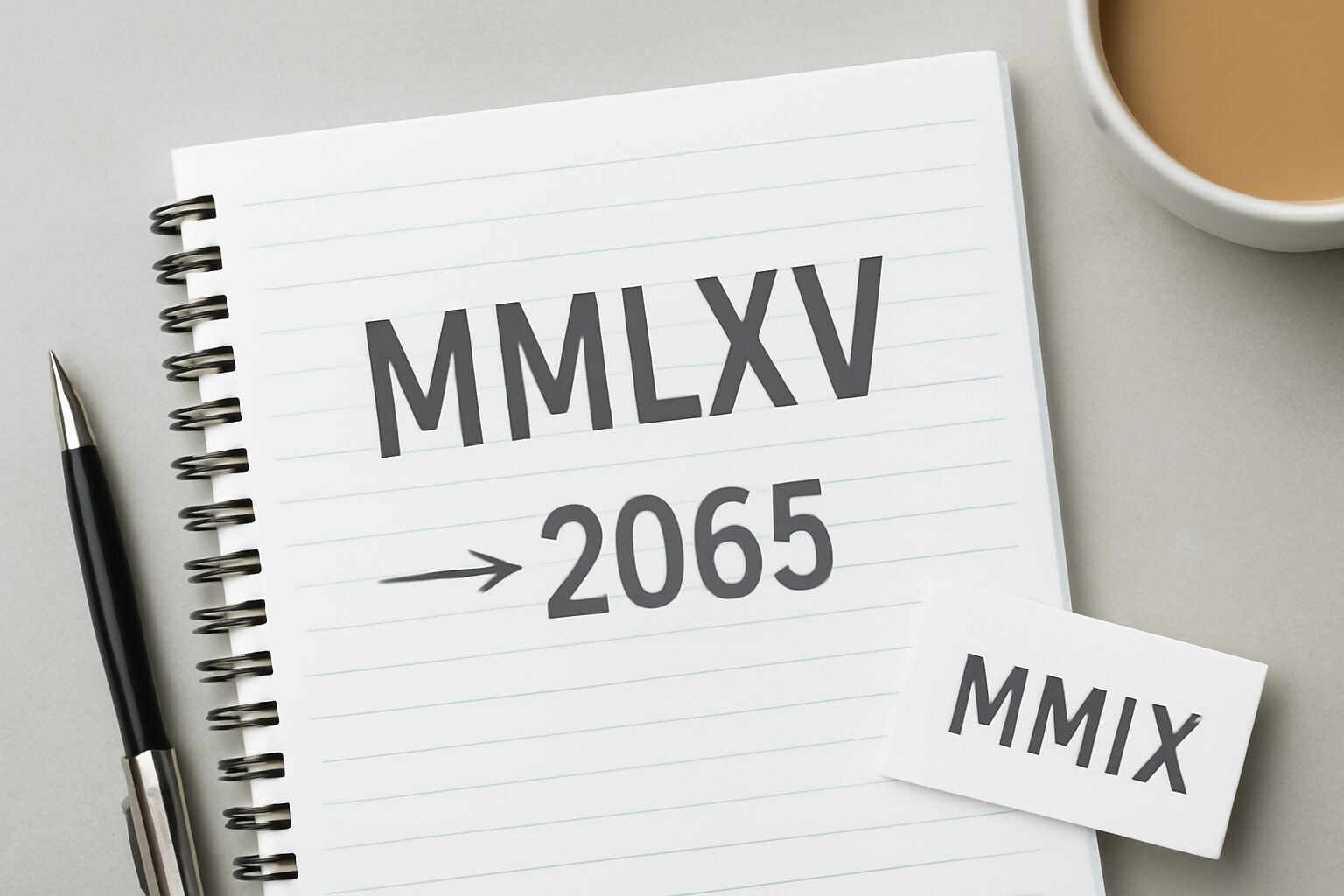 Roman Numerals: 2065