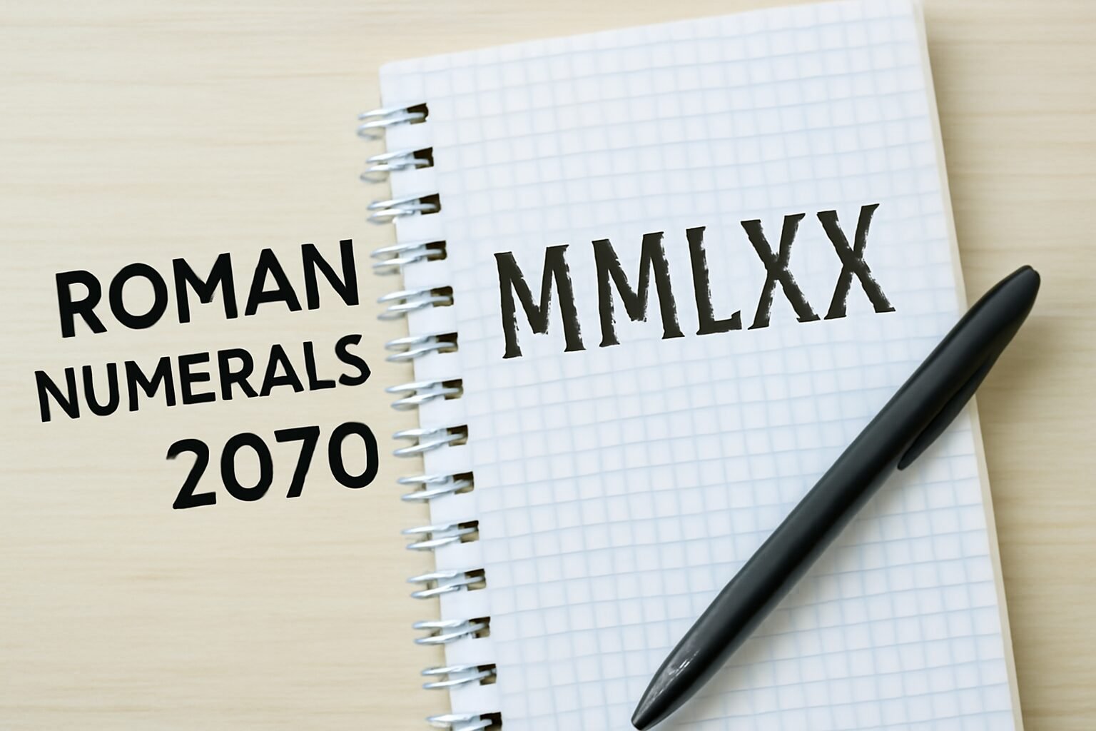 Roman Numerals: 2070