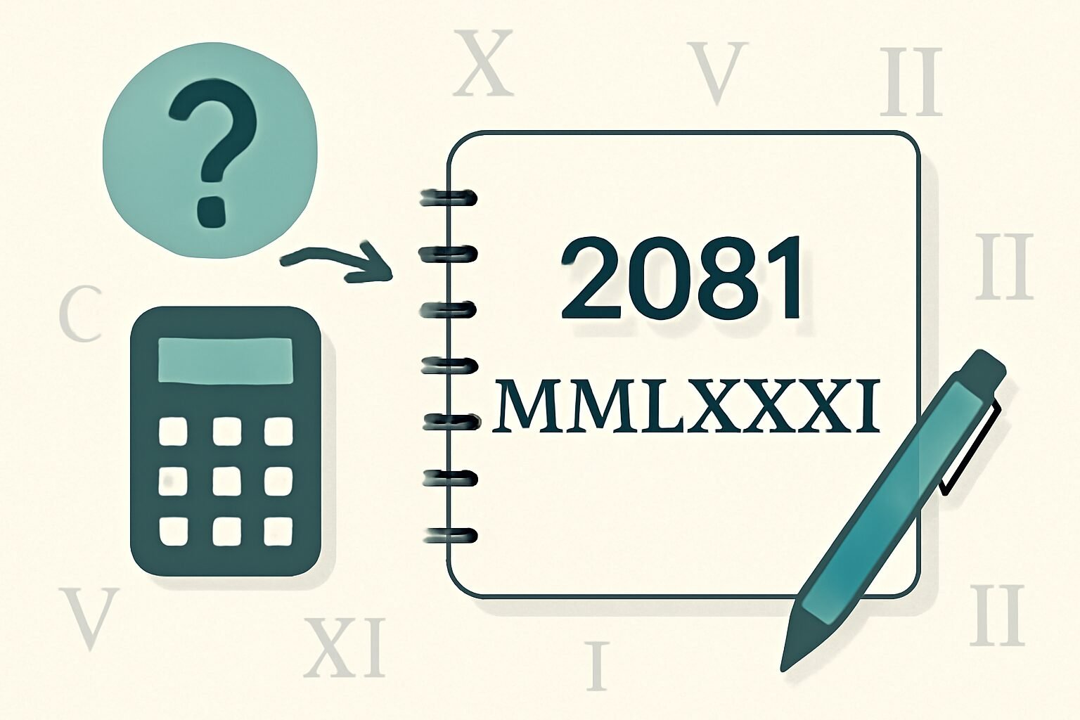 Roman Numerals: 2081