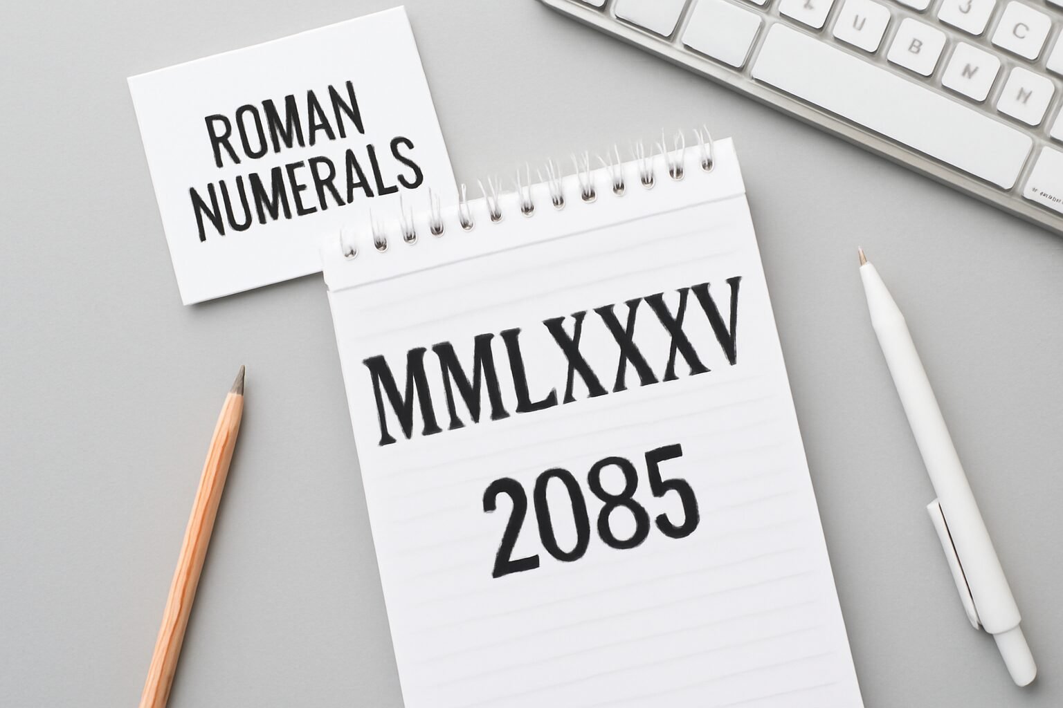 Roman Numerals: 2085