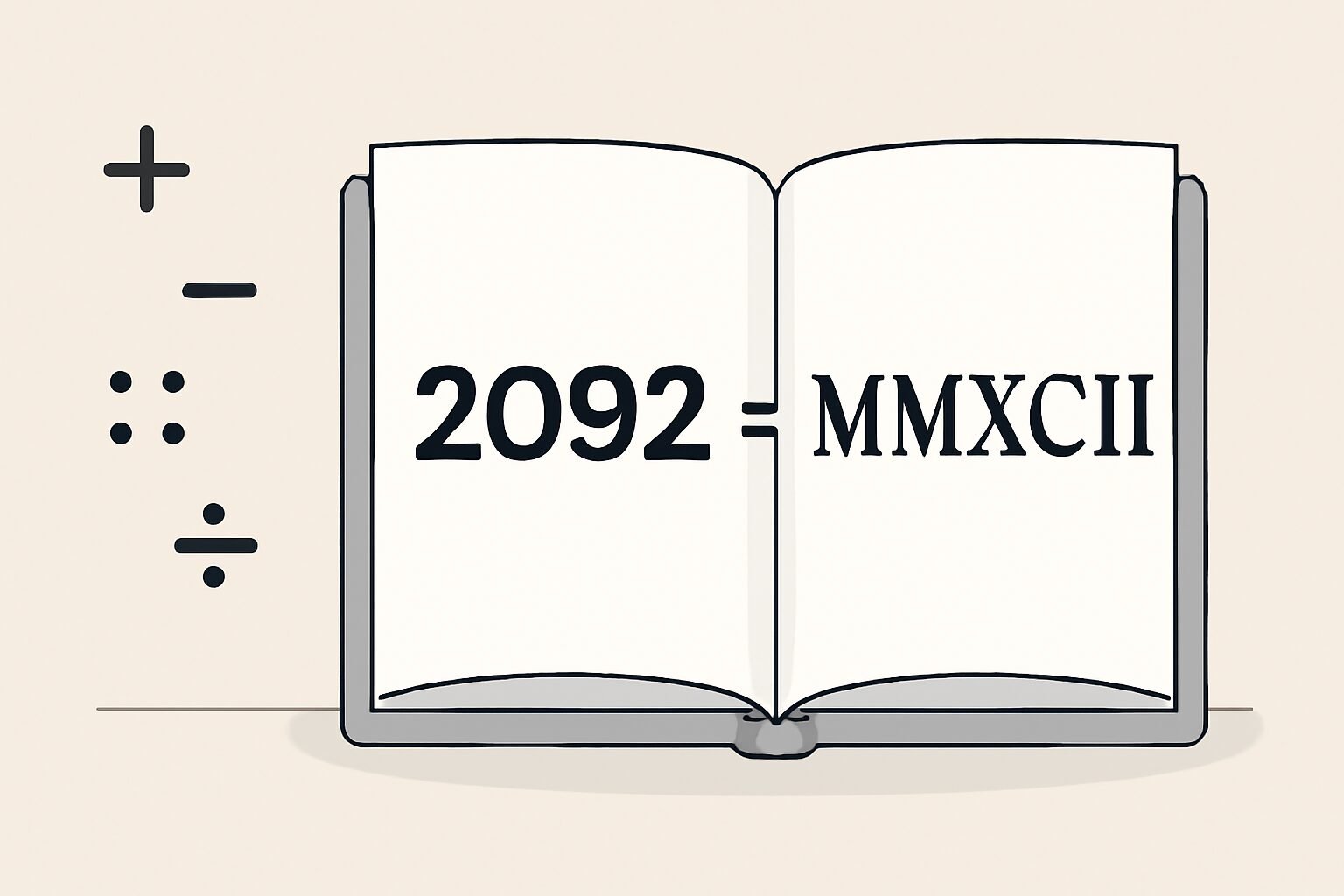 Roman Numerals: 2092