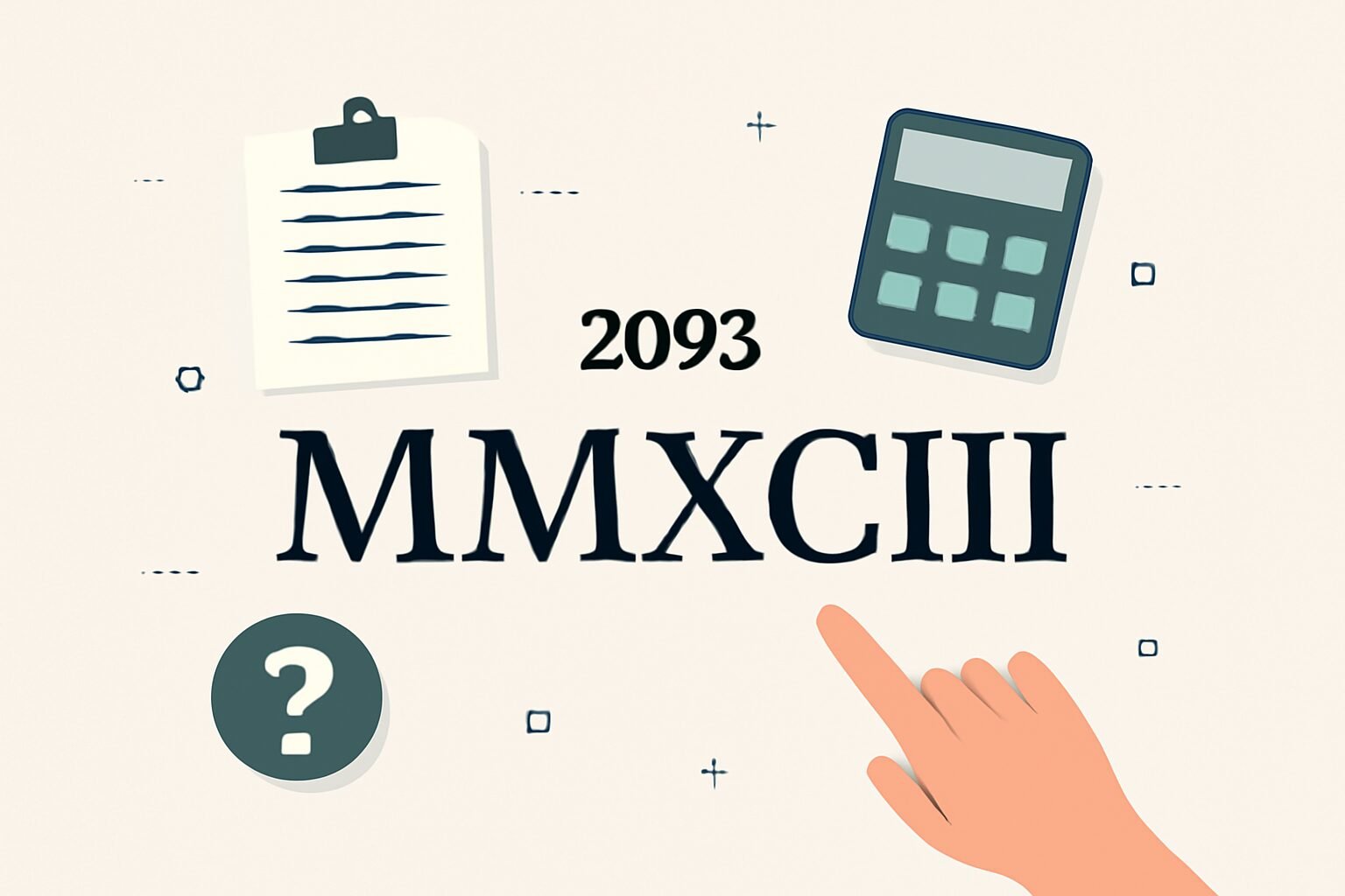 Roman Numerals: 2093