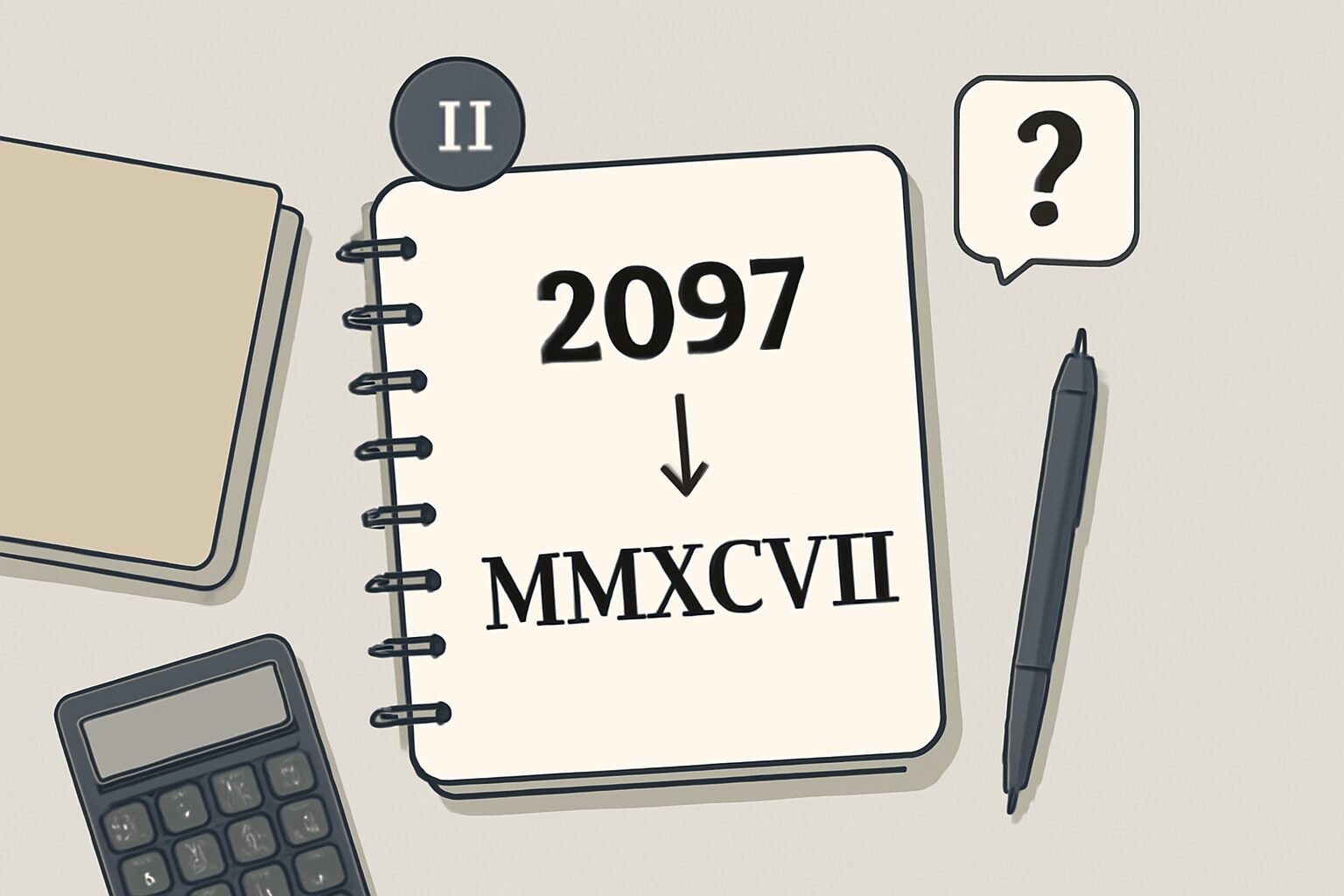 Roman Numerals: 2097