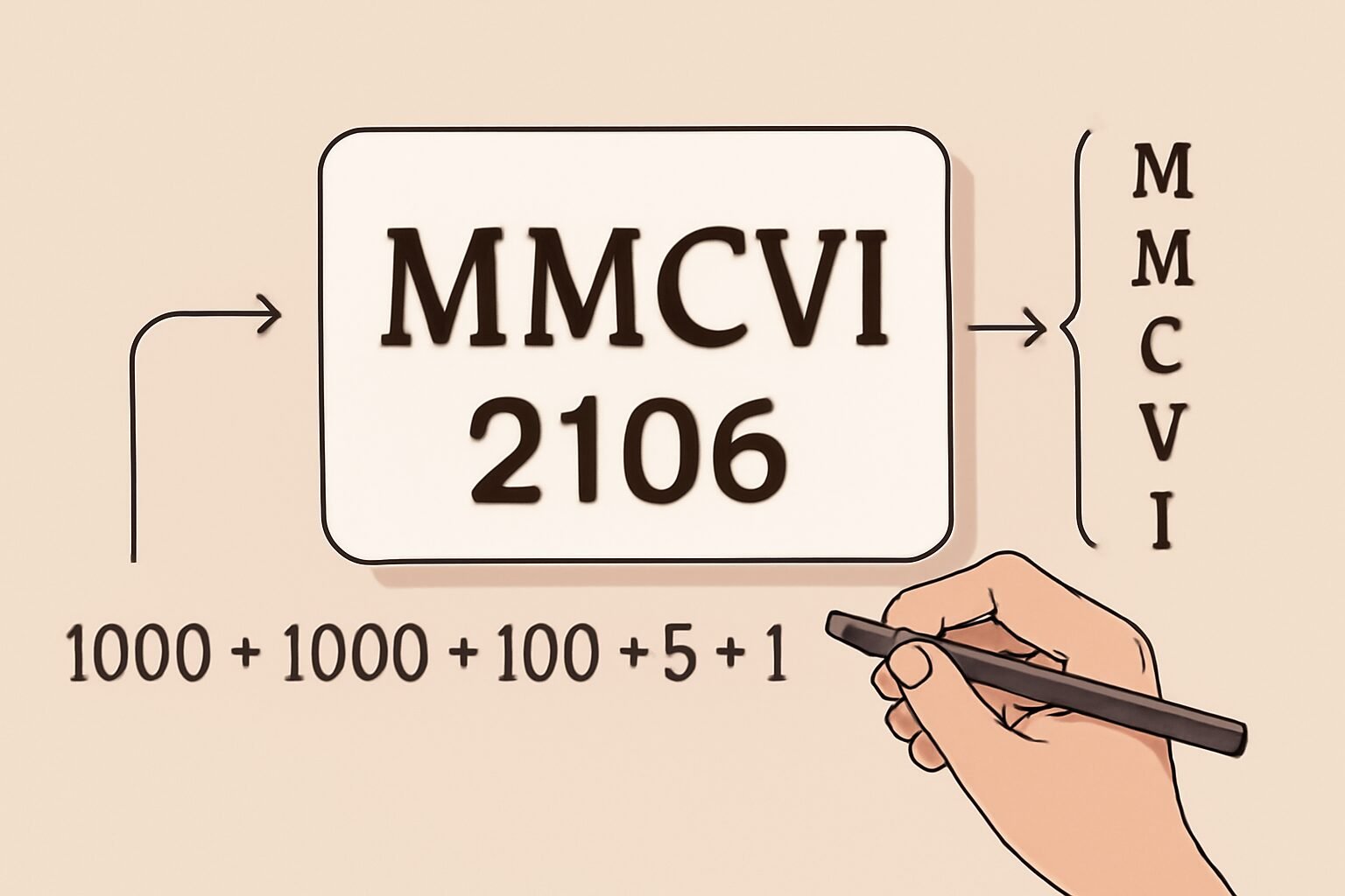 Roman Numerals: 2106