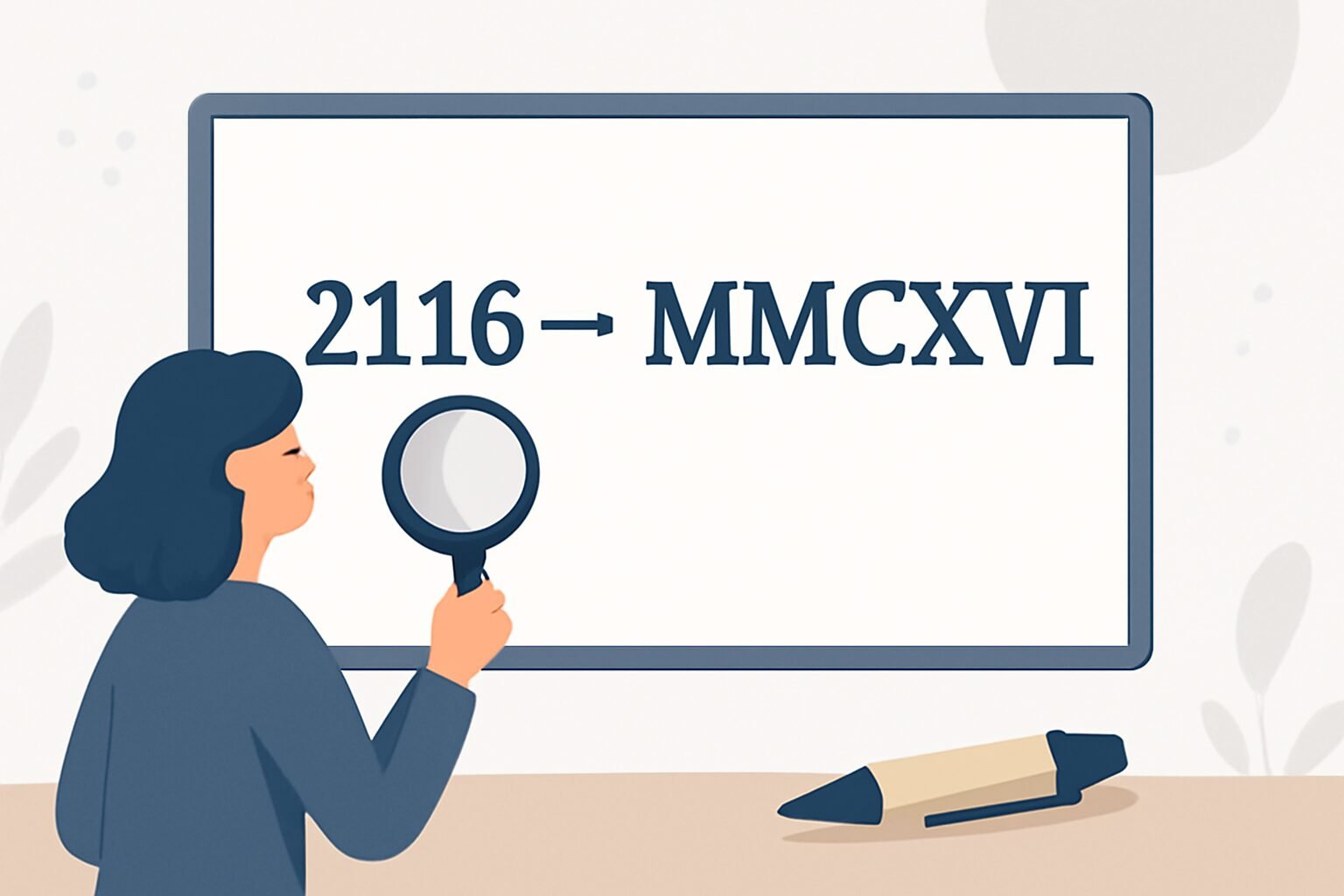 Roman Numerals: 2116