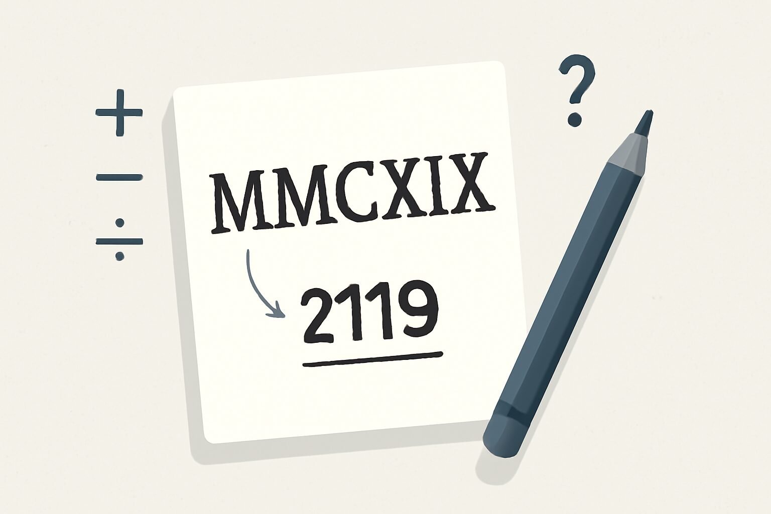 Roman Numerals: 2119
