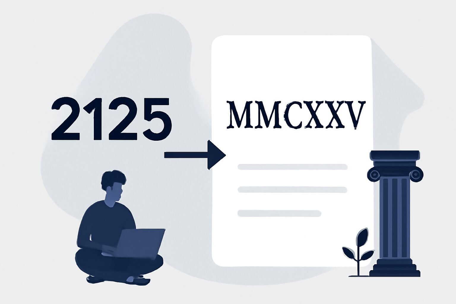 Roman Numerals: 2125