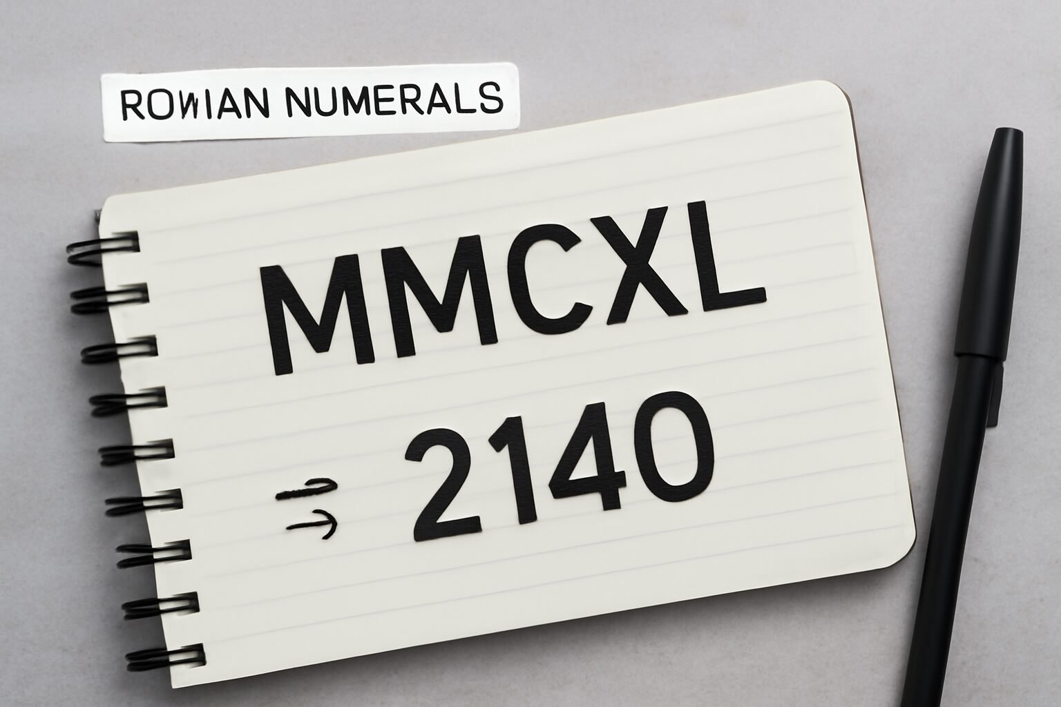 Roman Numerals: 2140