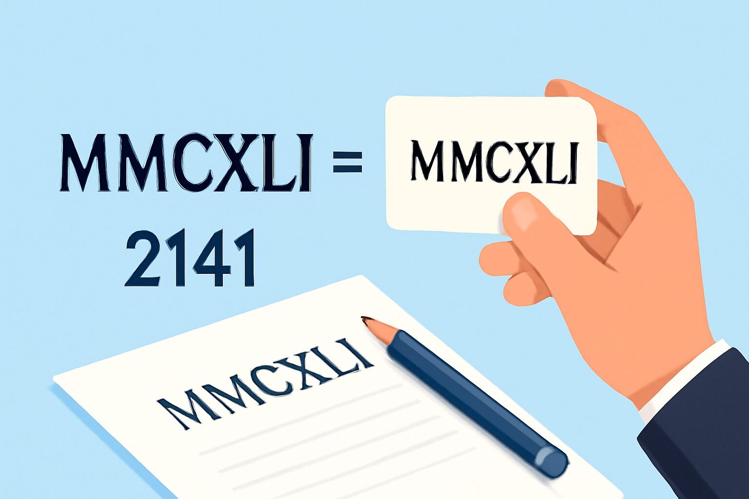 Roman Numerals: 2141