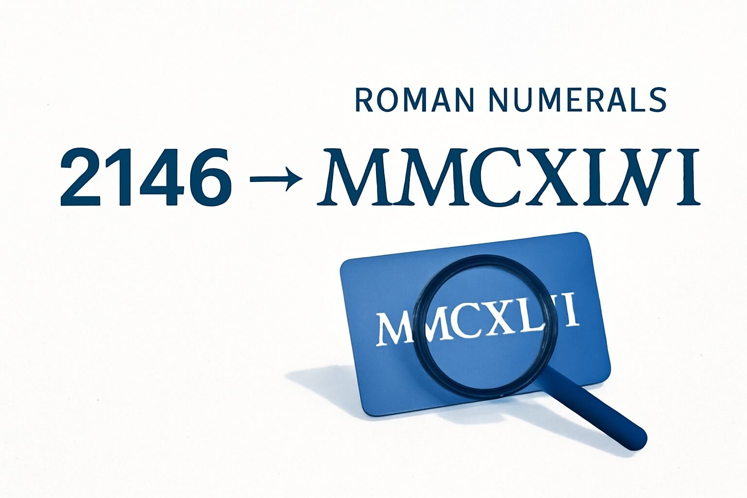 Roman Numerals: 2146