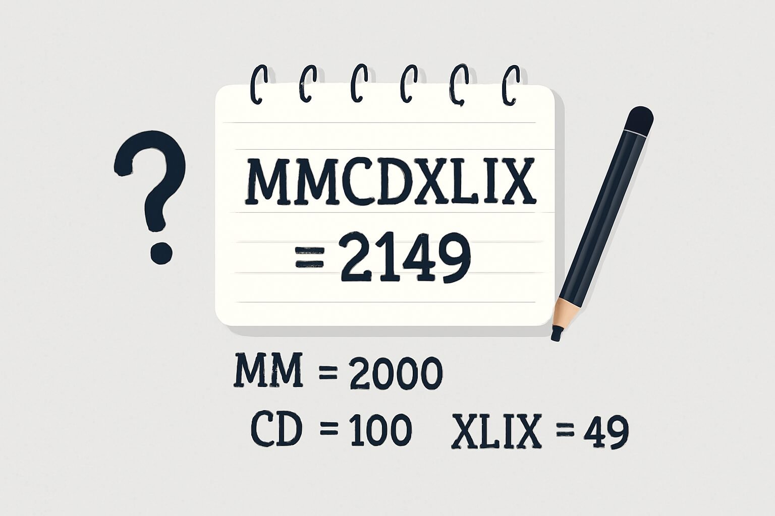 Roman Numerals: 2149