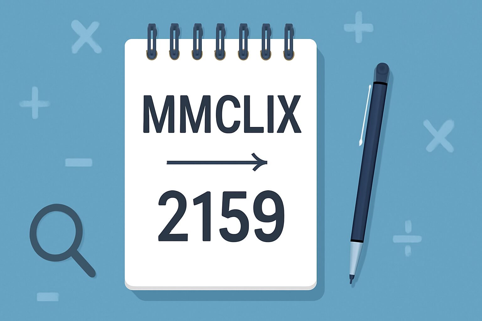Roman Numerals: 2159