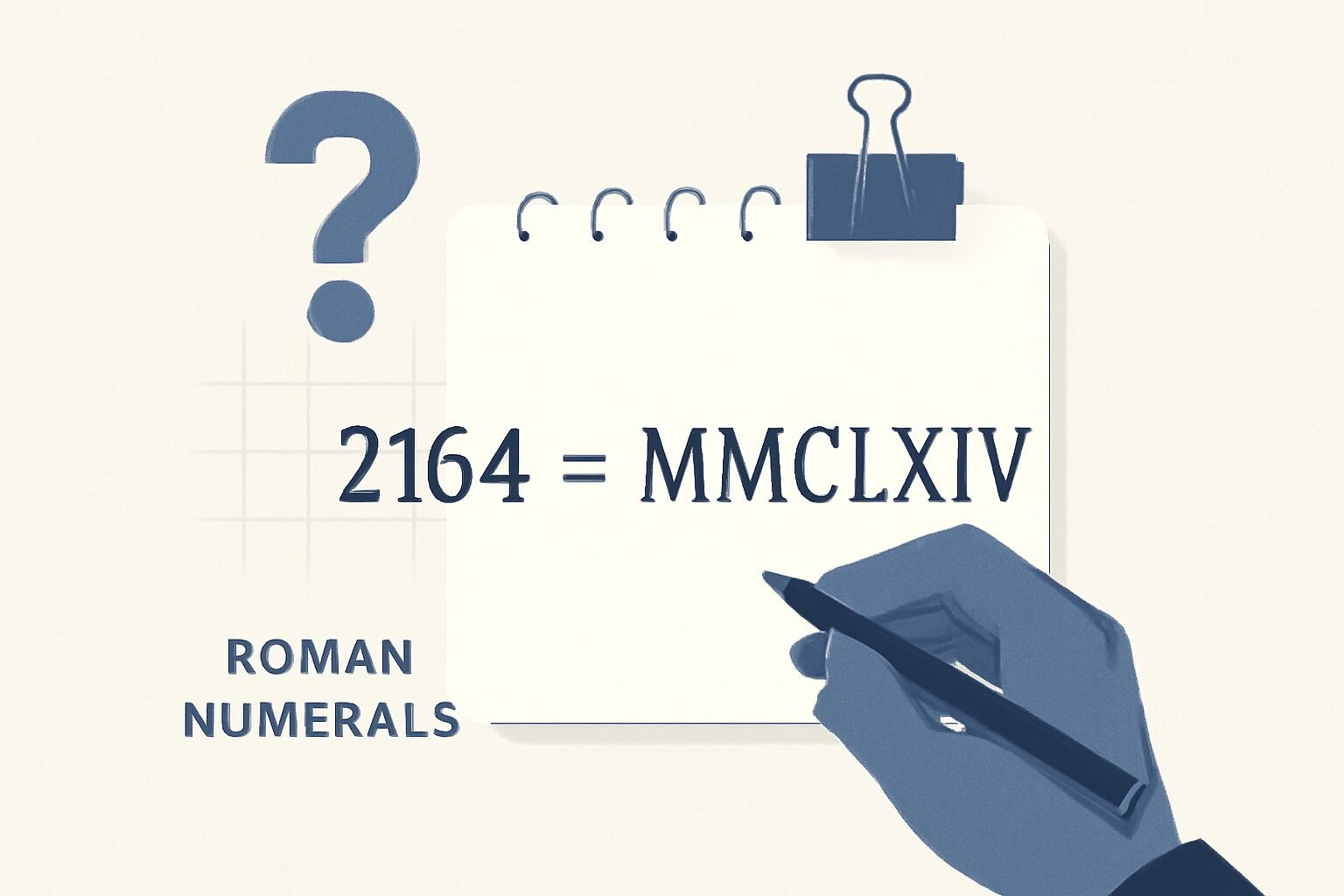Roman Numerals: 2164
