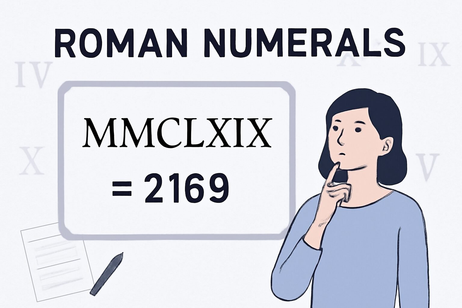 Roman Numerals: 2169
