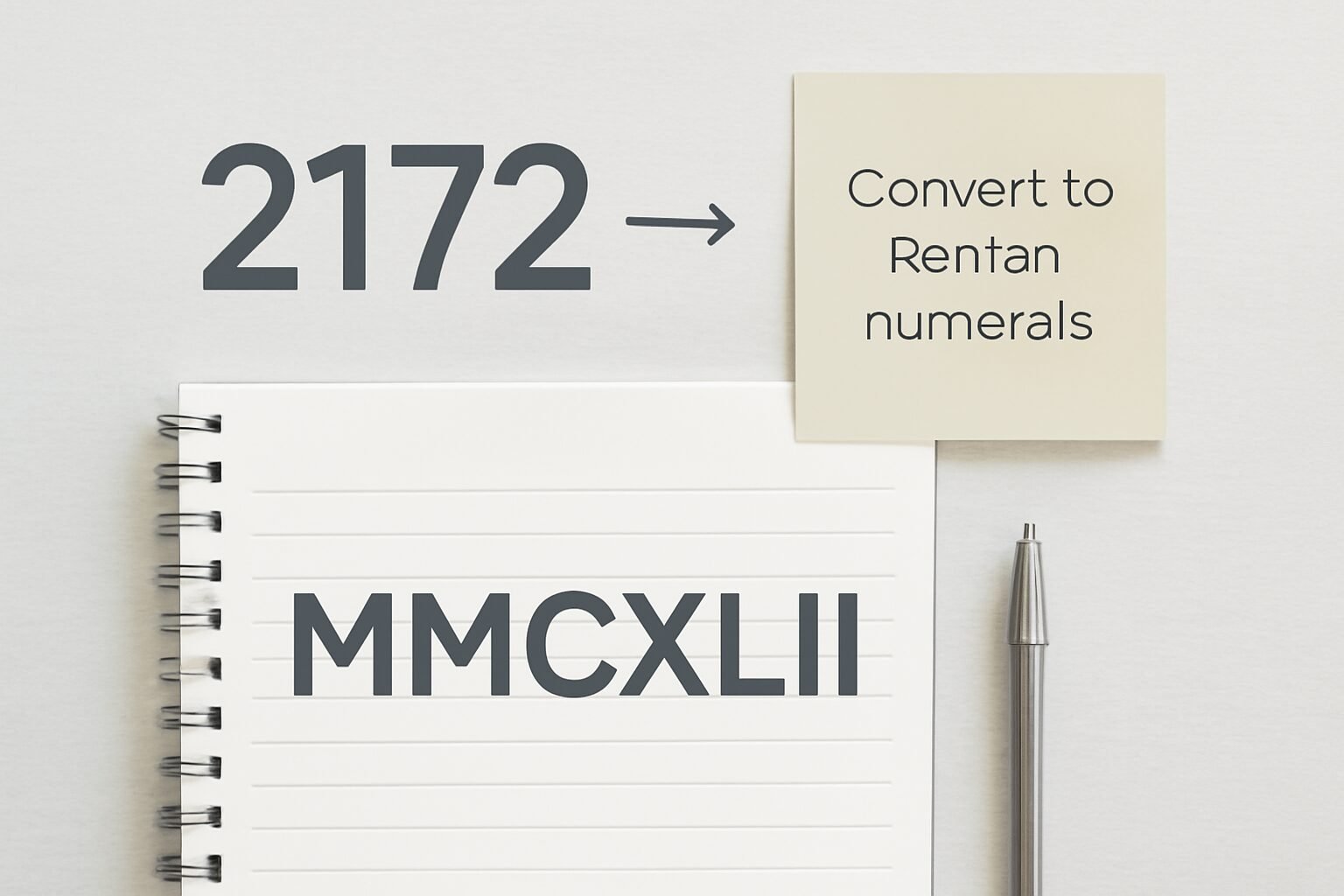Roman Numerals: 2172