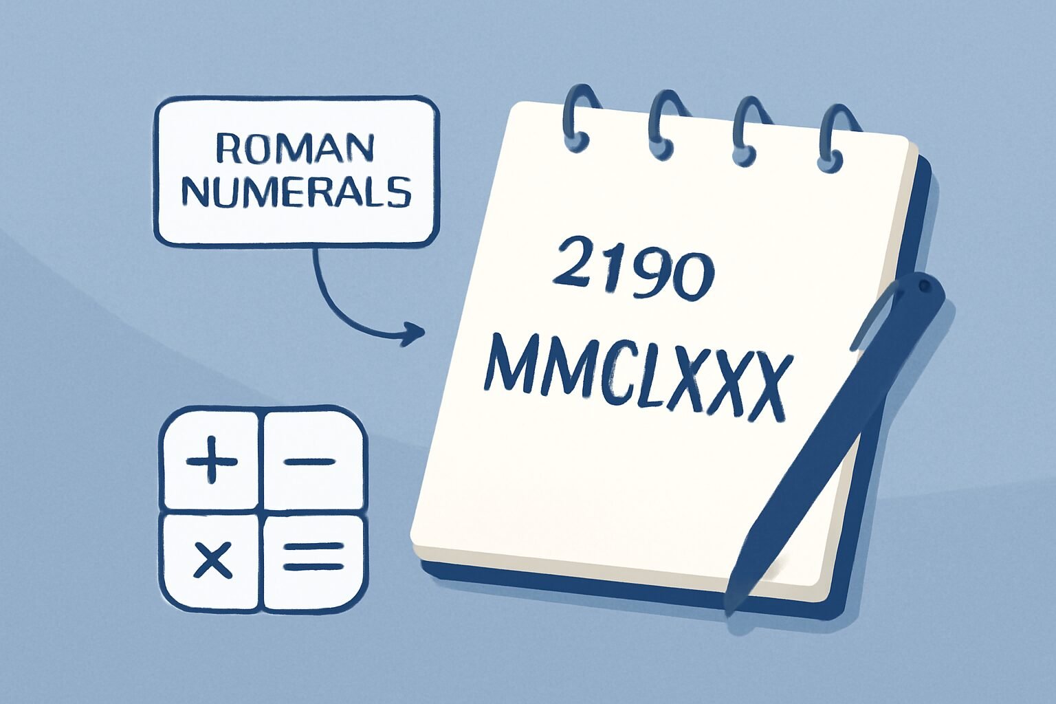Roman Numerals: 2190
