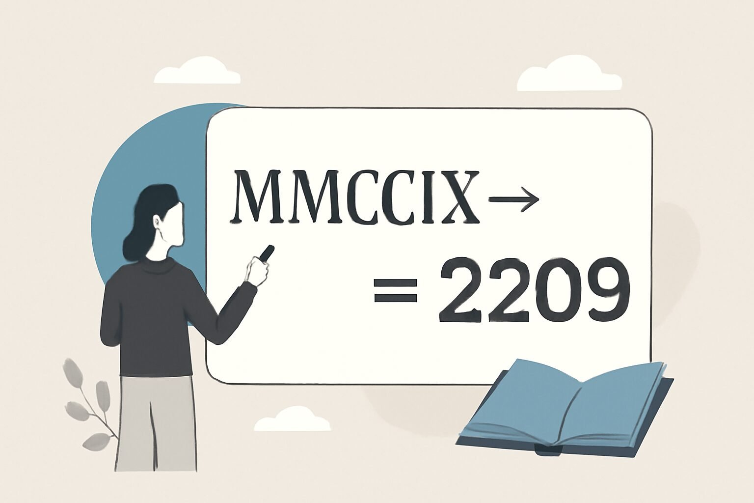 Roman Numerals: 2209