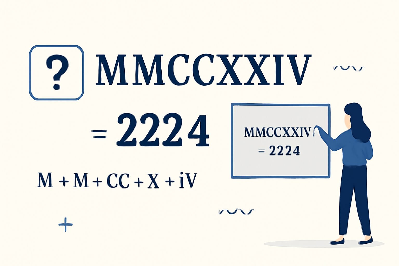 Roman Numerals: 2224
