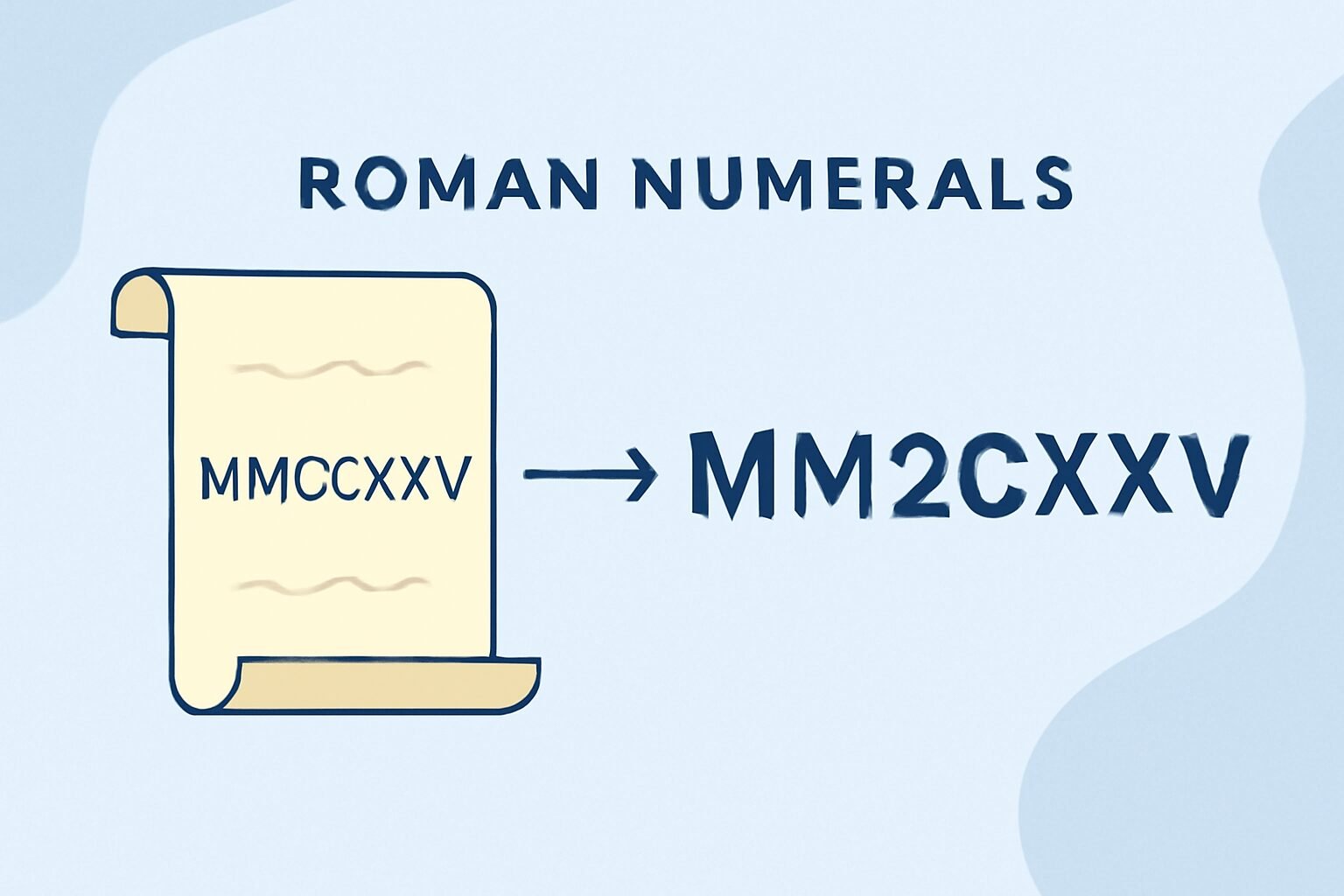 Roman Numerals: 2225