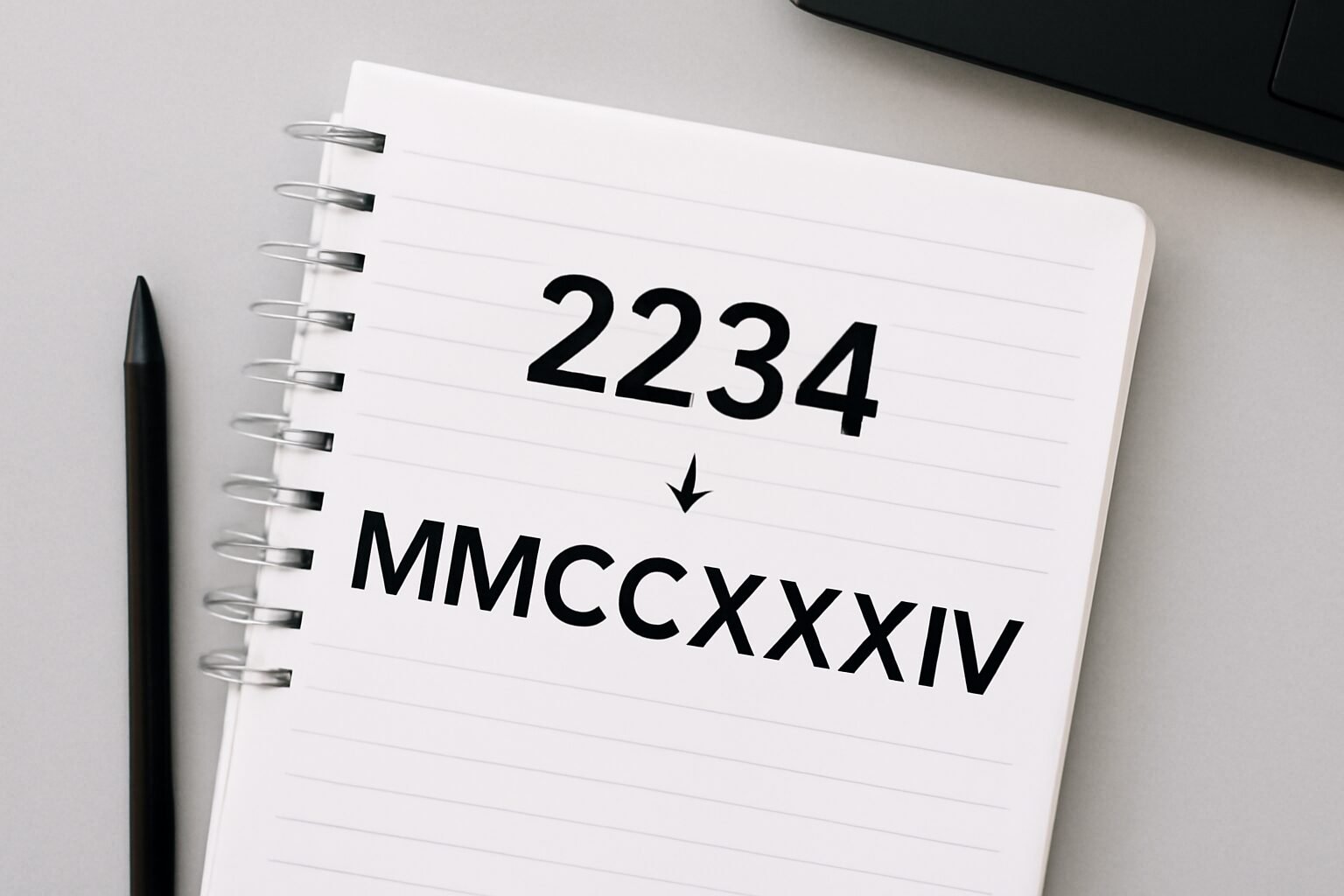 Roman Numerals: 2234