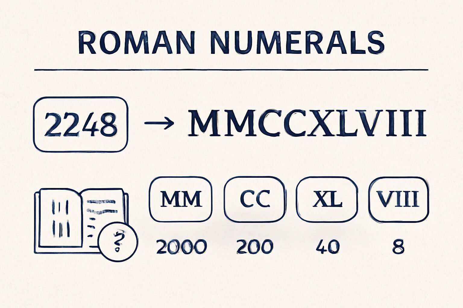 Roman Numerals: 2248