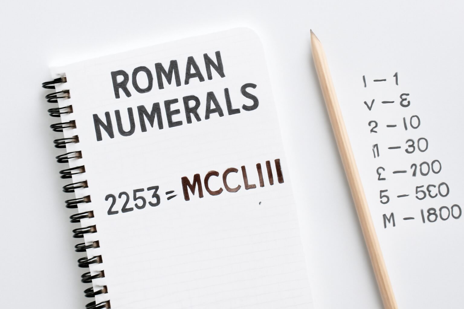 Roman Numerals: 2253