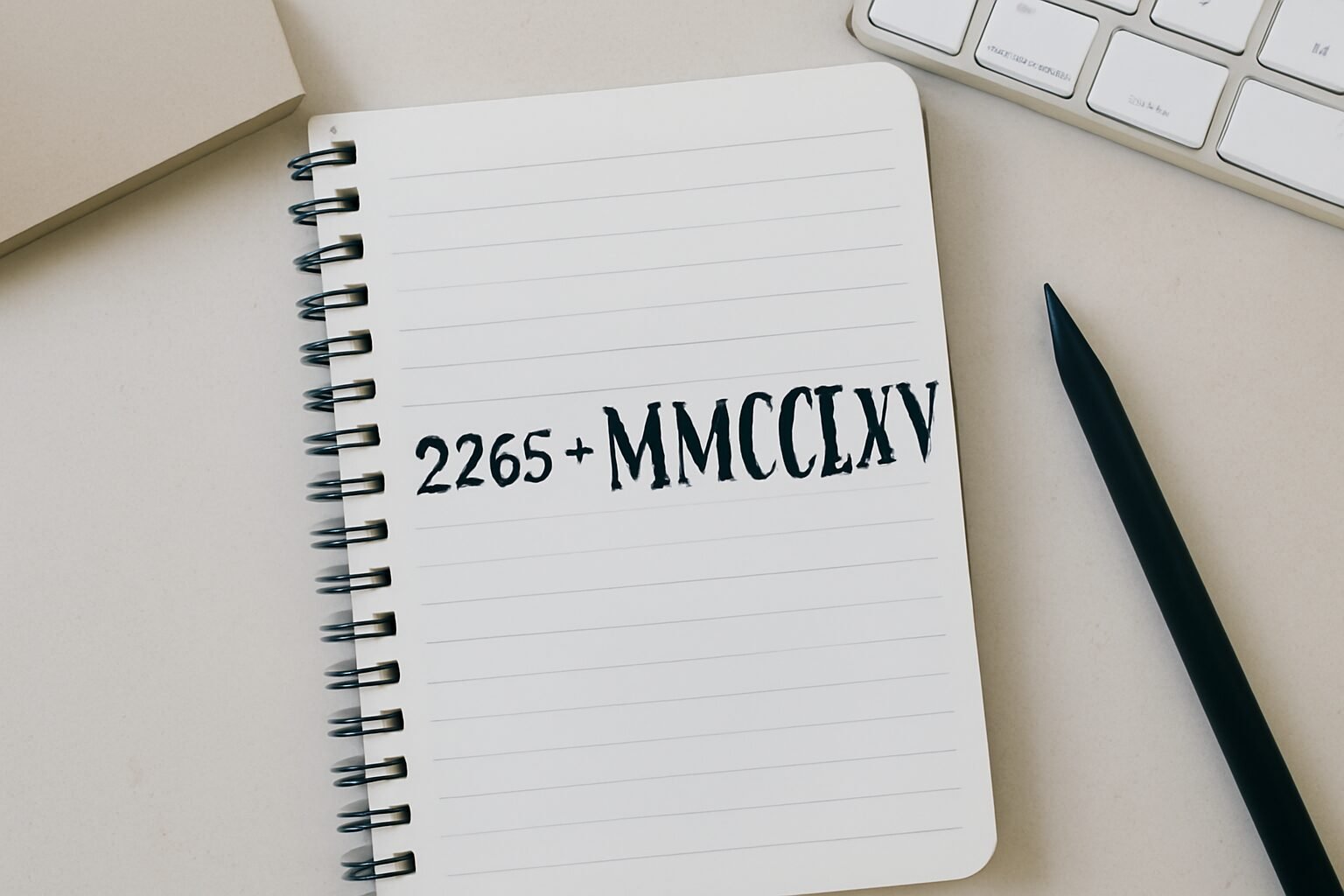 Roman Numerals: 2265