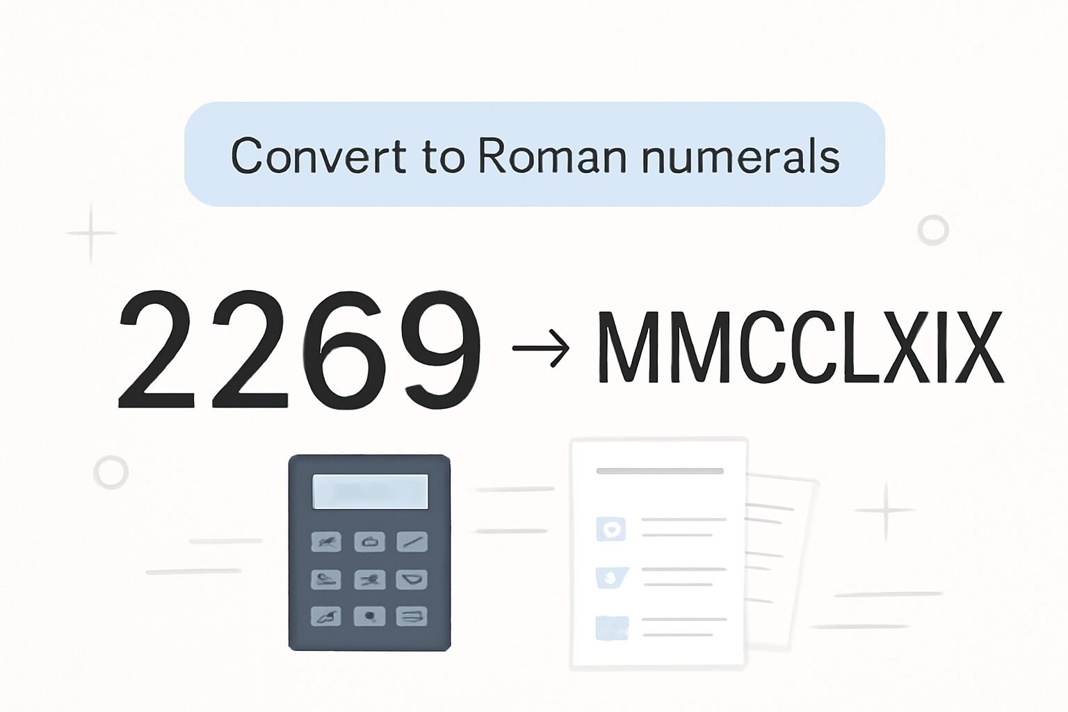 Roman Numerals: 2269