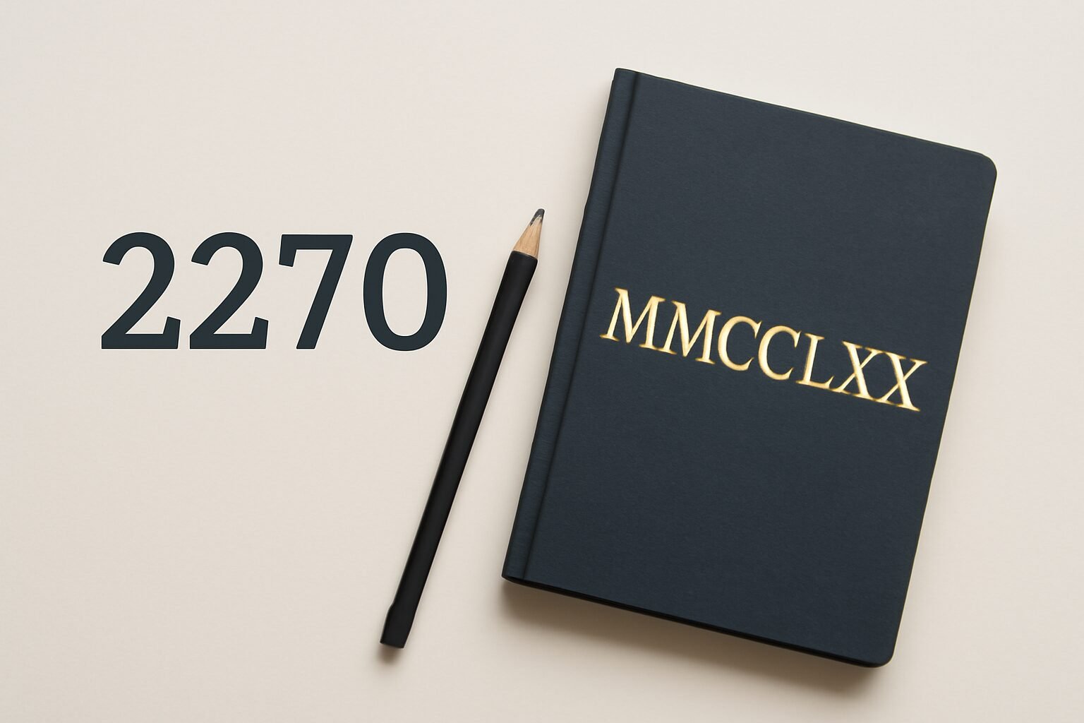 Roman Numerals: 2270