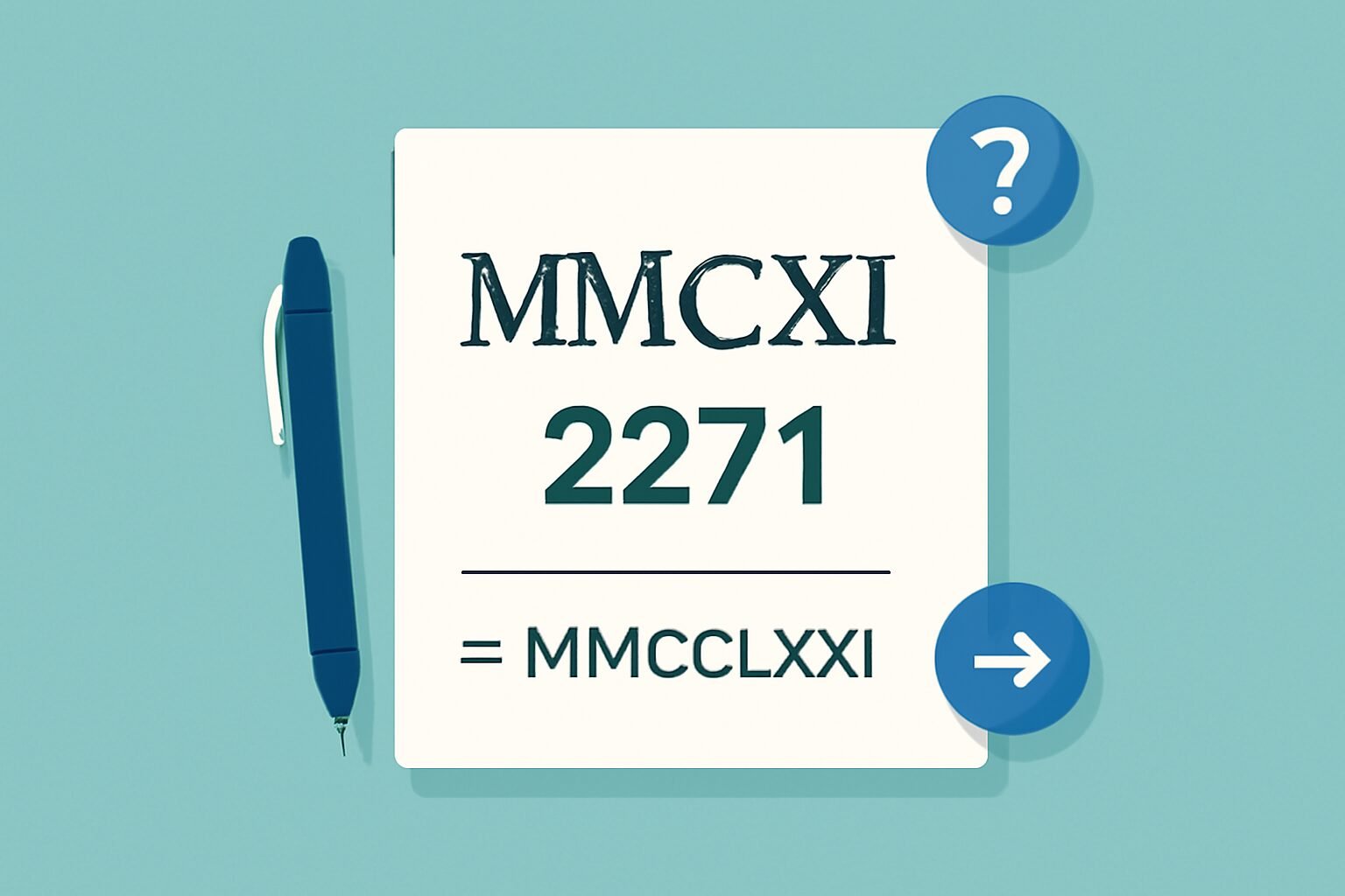 Roman Numerals: 2271