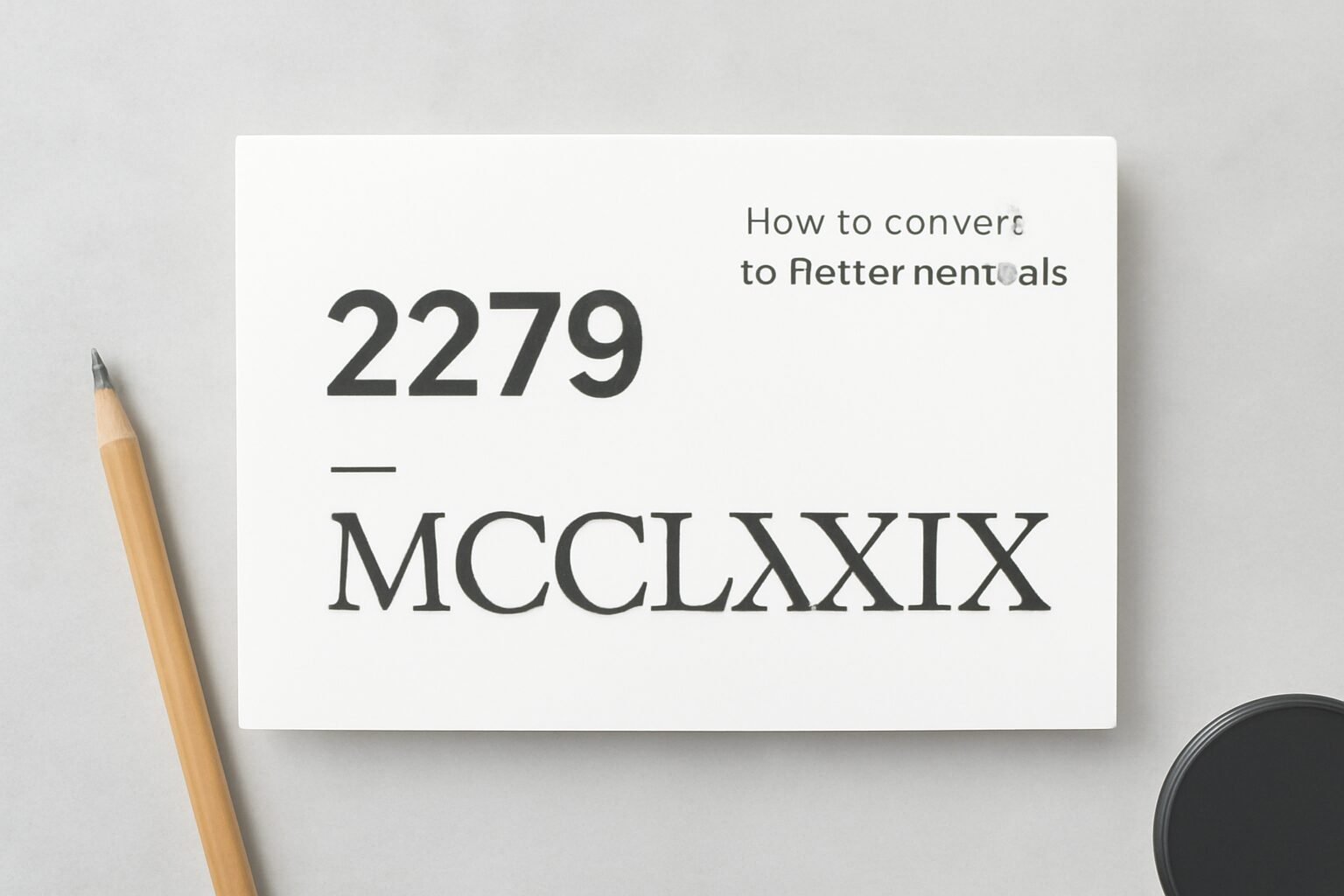 Roman Numerals: 2279