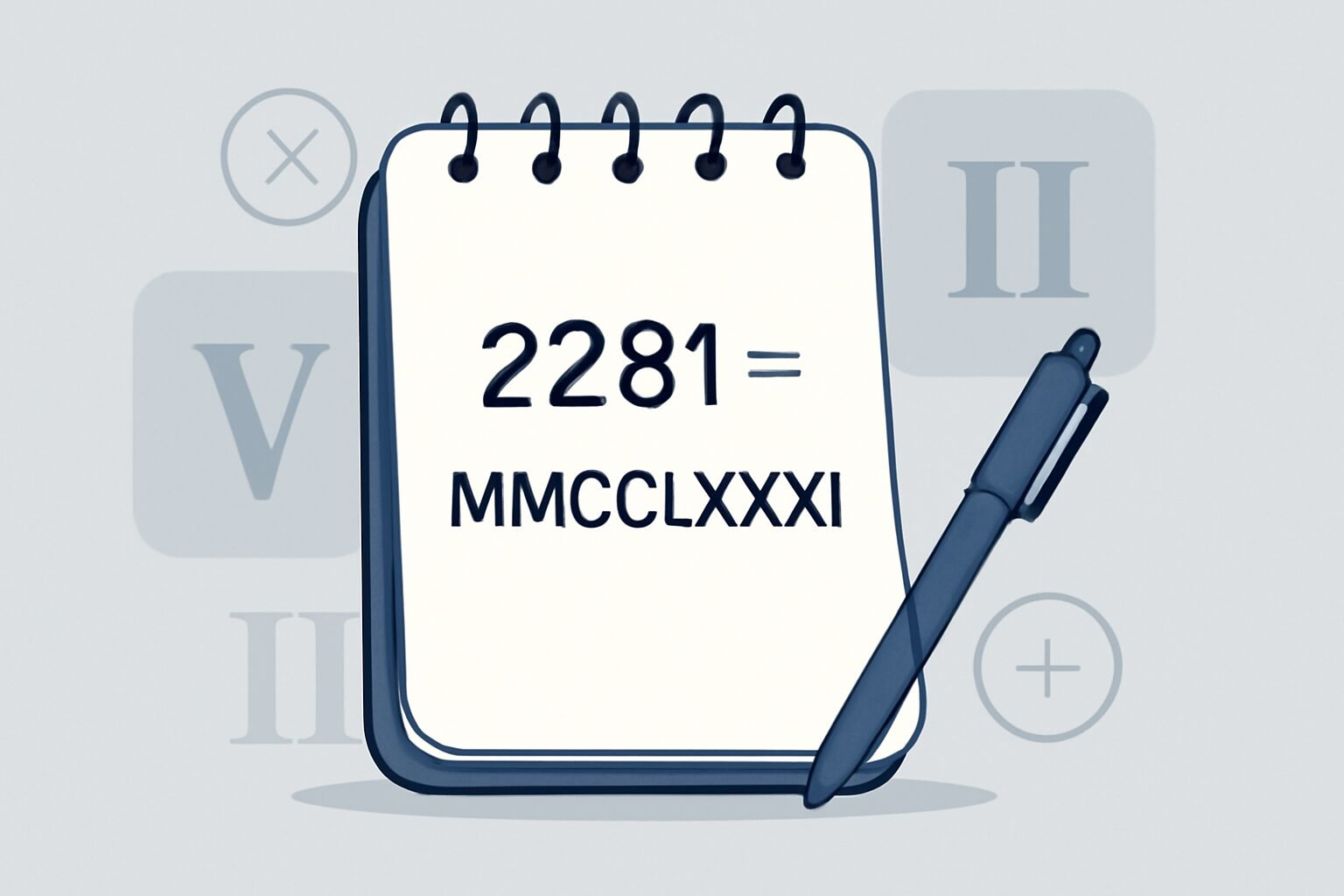 Roman Numerals: 2281