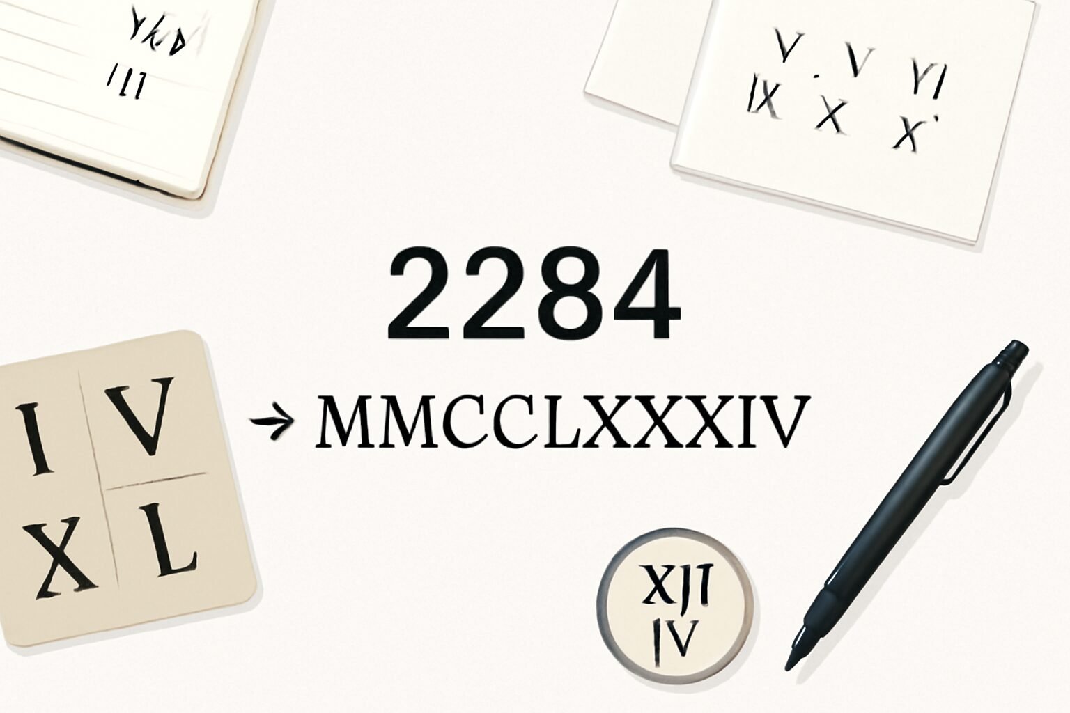 Roman Numerals: 2284