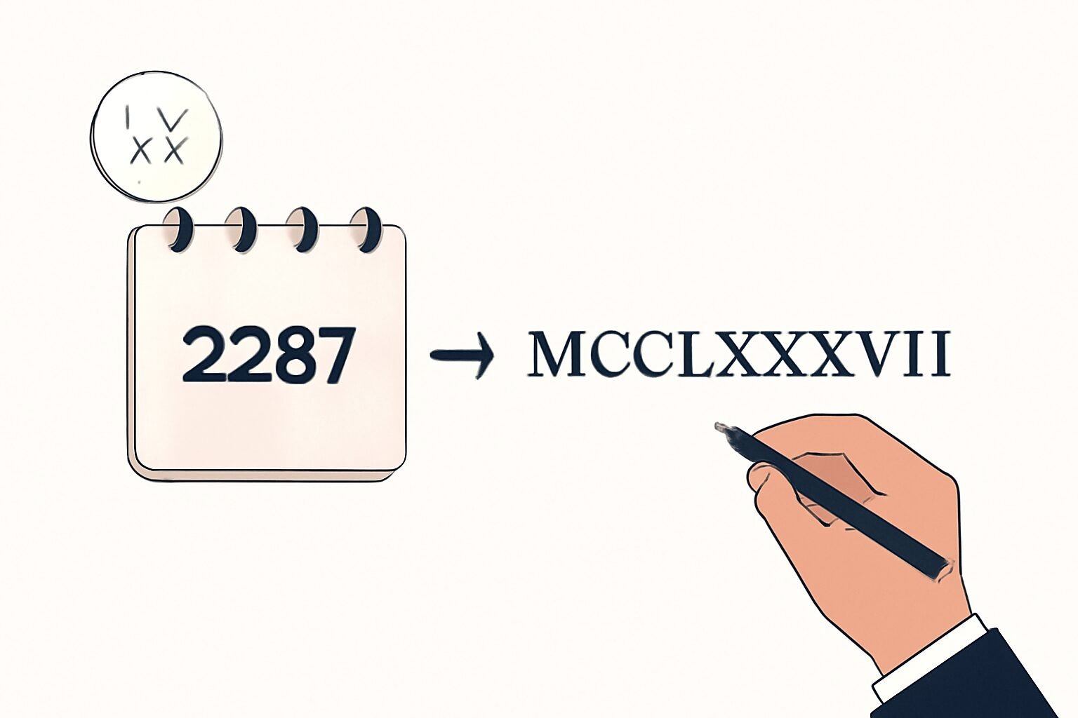 Roman Numerals: 2287