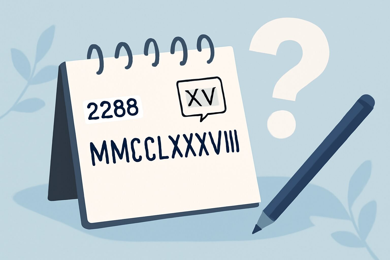 Roman Numerals: 2288