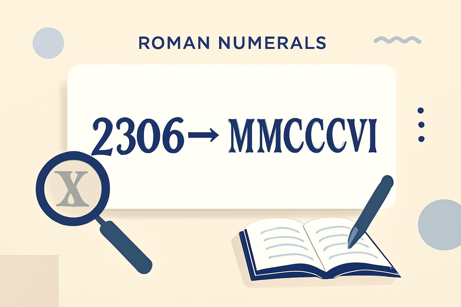 Roman Numerals: 2306