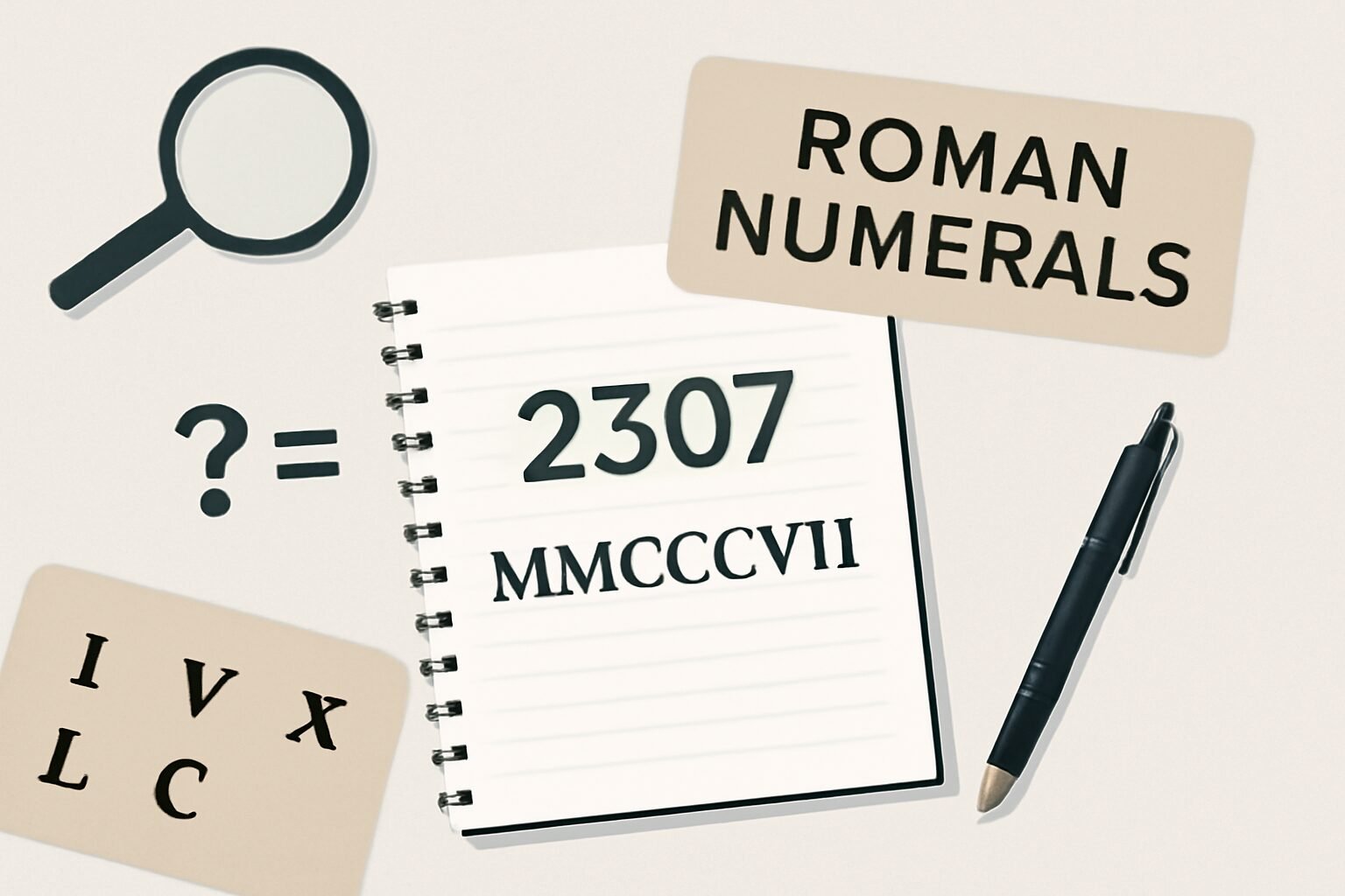 Roman Numerals: 2307