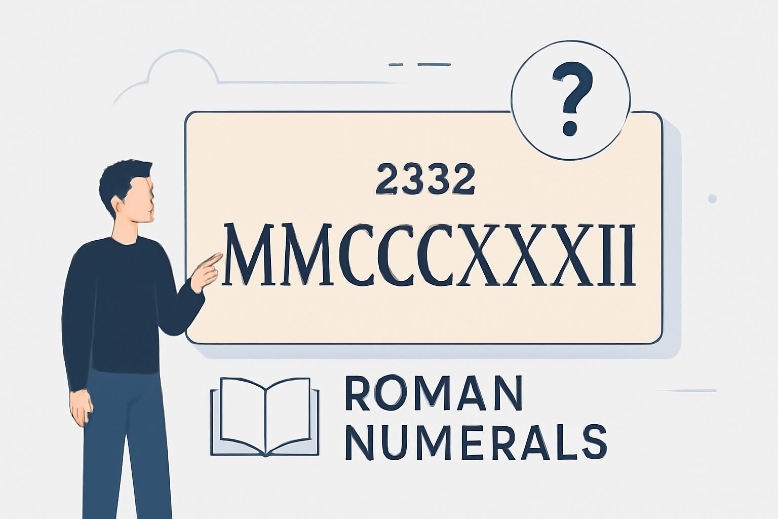 Roman Numerals: 2332