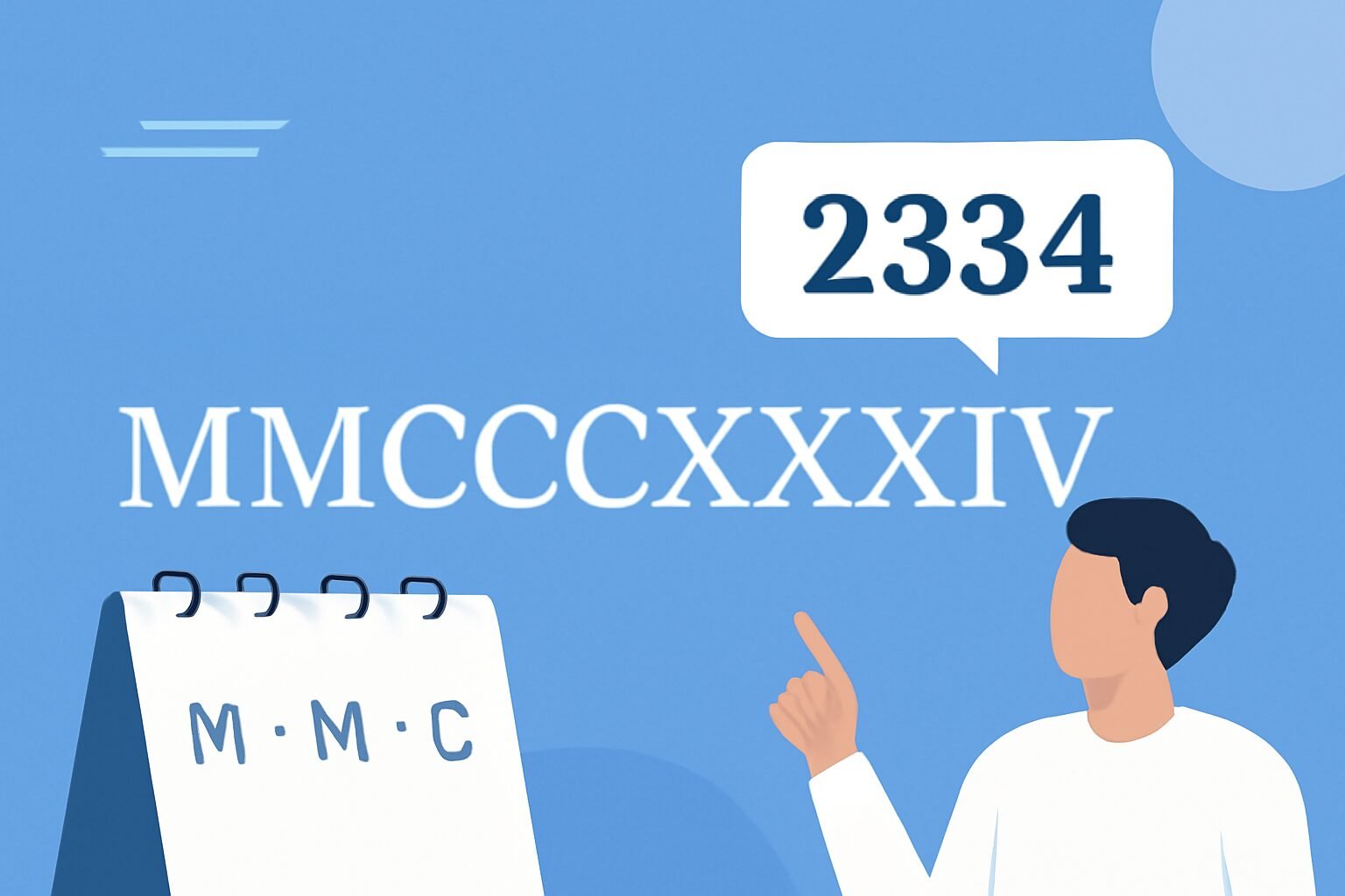 Roman Numerals: 2334