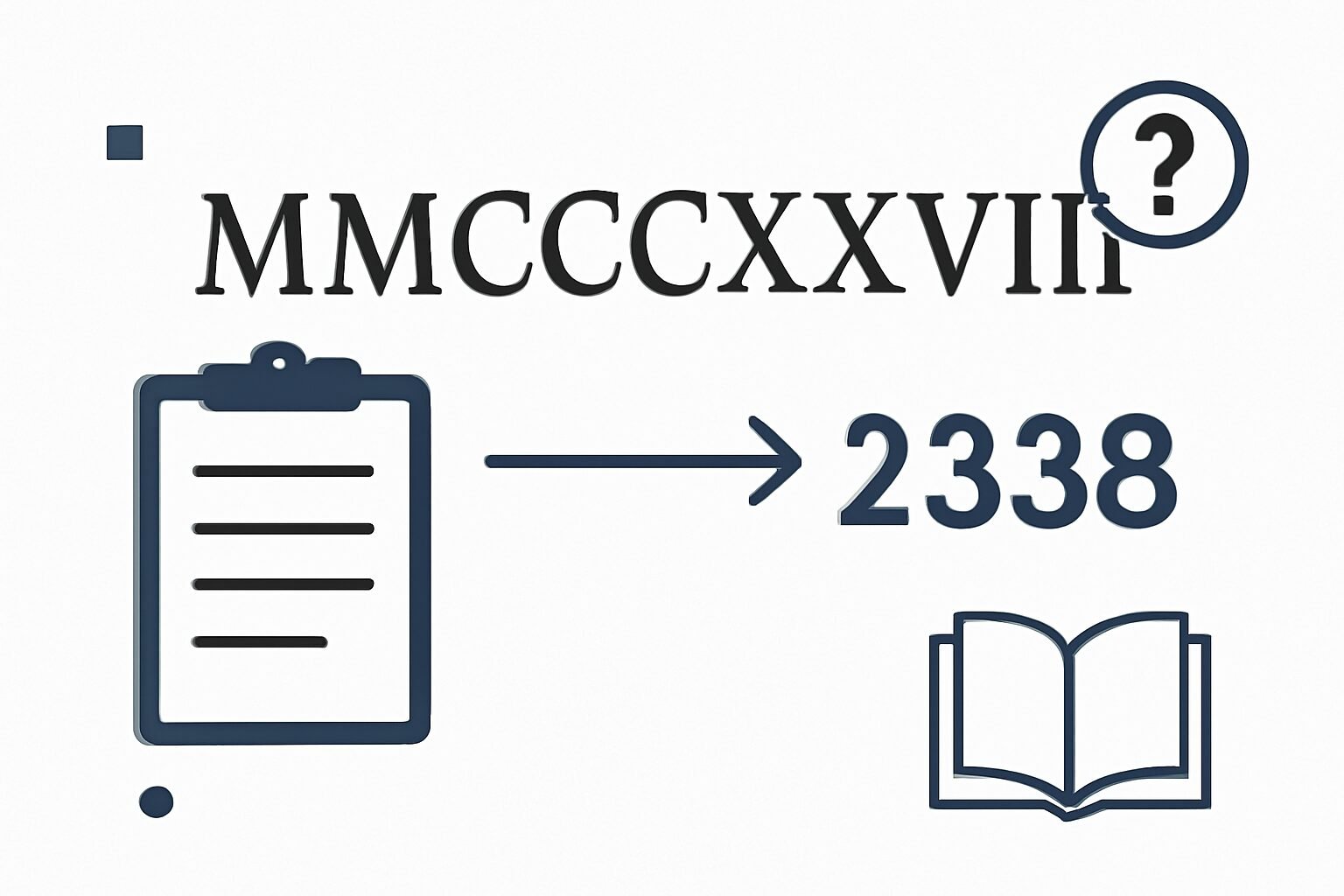 Roman Numerals: 2338
