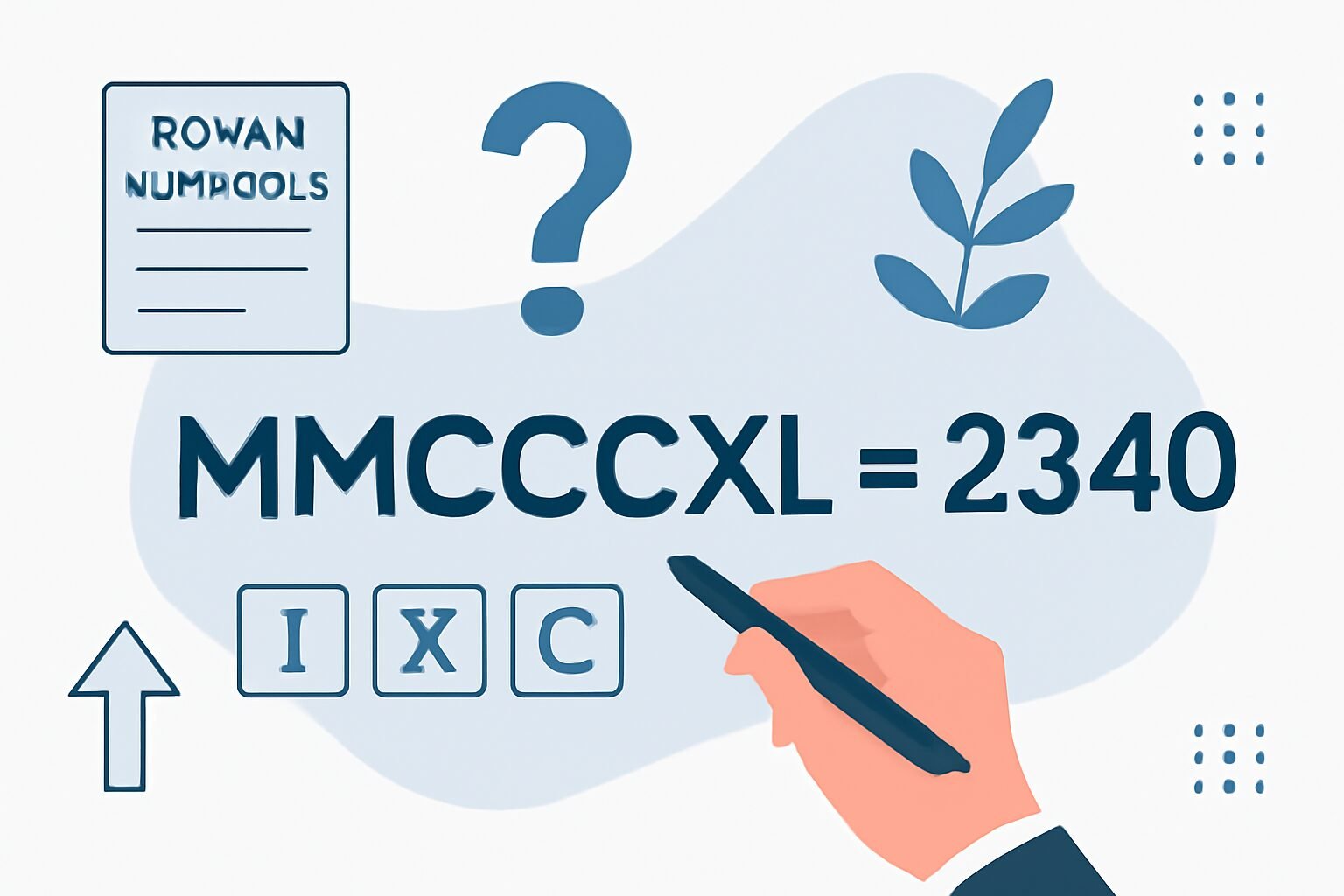 Roman Numerals: 2340
