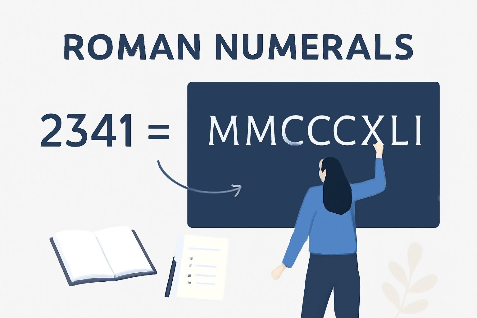 Roman Numerals: 2341