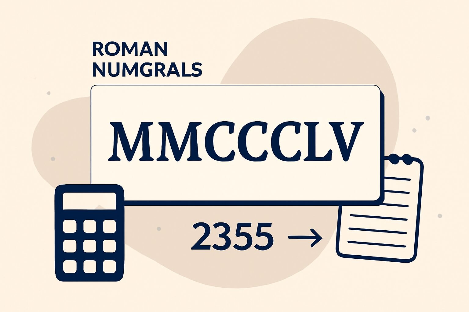 Roman Numerals: 2355