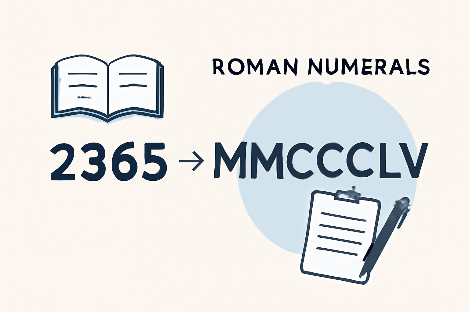 Roman Numerals: 2365
