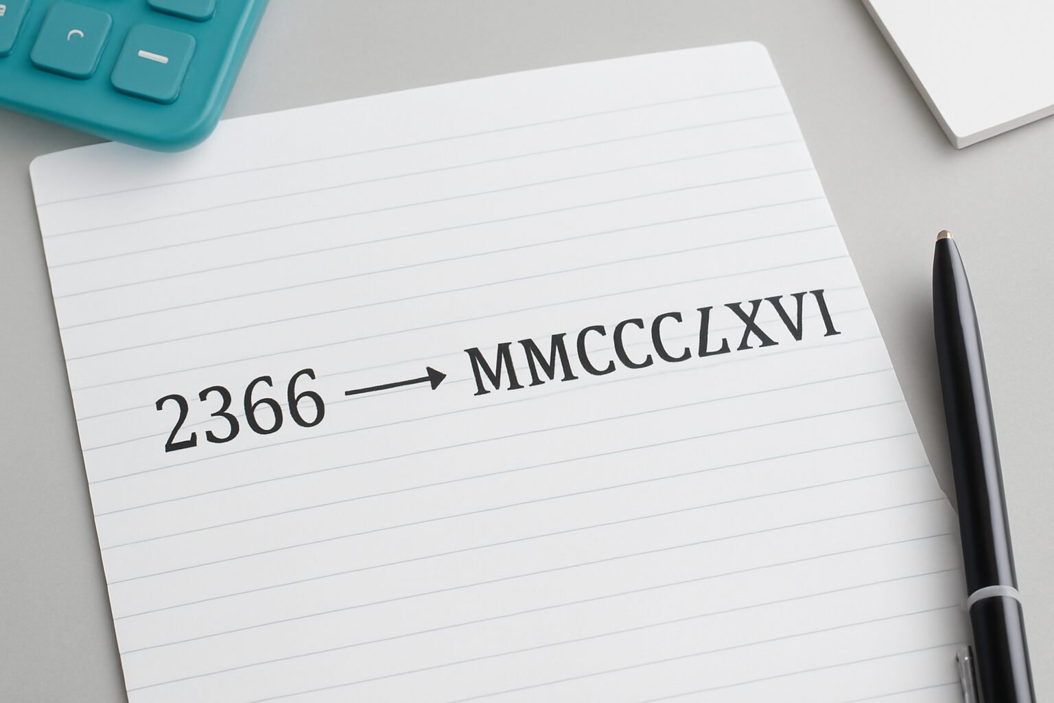 Roman Numerals: 2366