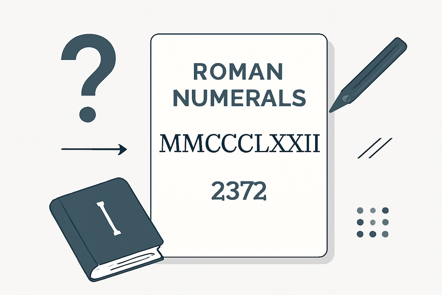 Roman Numerals: 2372