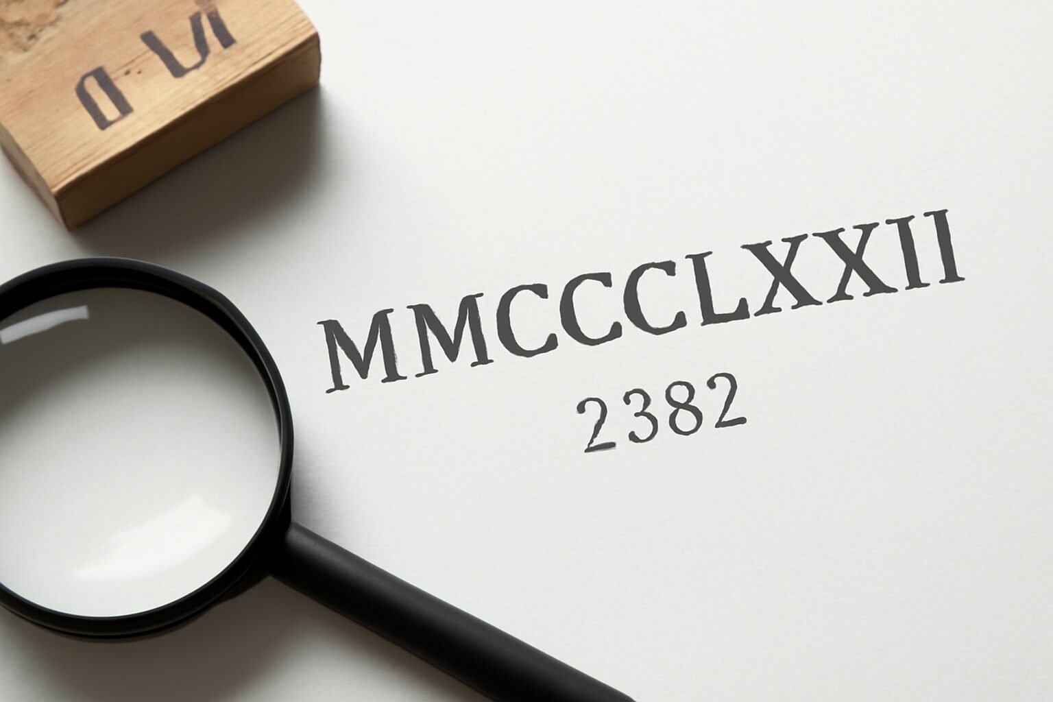 Roman Numerals: 2382