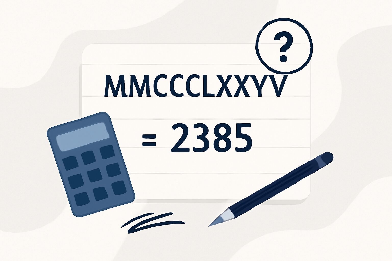 Roman Numerals: 2385